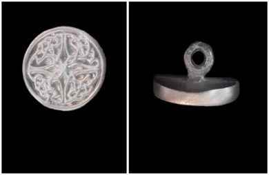 Small Celtic Design Button