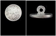 Small Viking Shield Button
