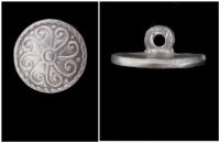 Large Viking Shield Button