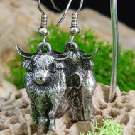 Highland Coo Earrings