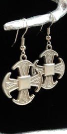 Canterbury Cross Earrings (small)