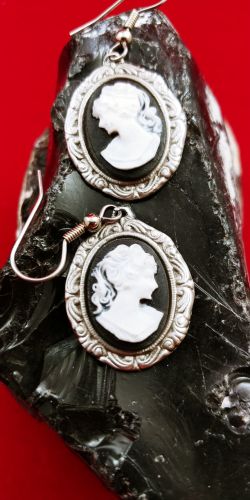 Silhouette Classic Cameo Earrings