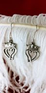 Double Heart Lucken Booth Earrings